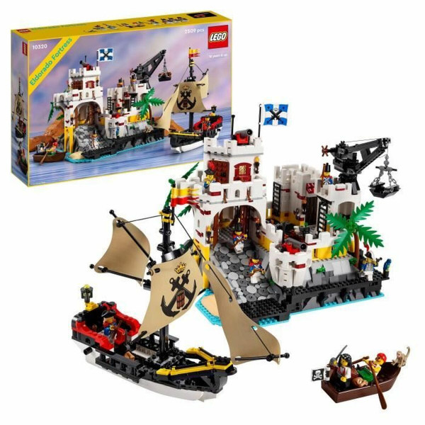 Juego de Construcción Lego 10320 ElDorado Fortress Barco Pirata 2509 Piezas