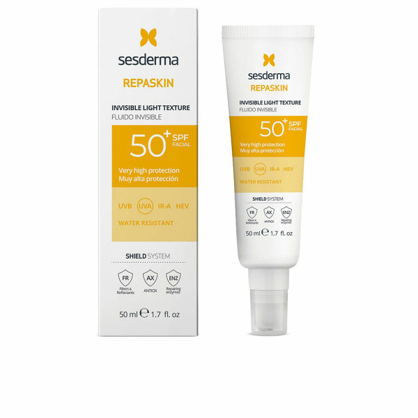 Sonnenschutzcreme für das Gesicht Sesderma REPASKIN SPF 50+ 50 ml Flüssigkeit Invisible