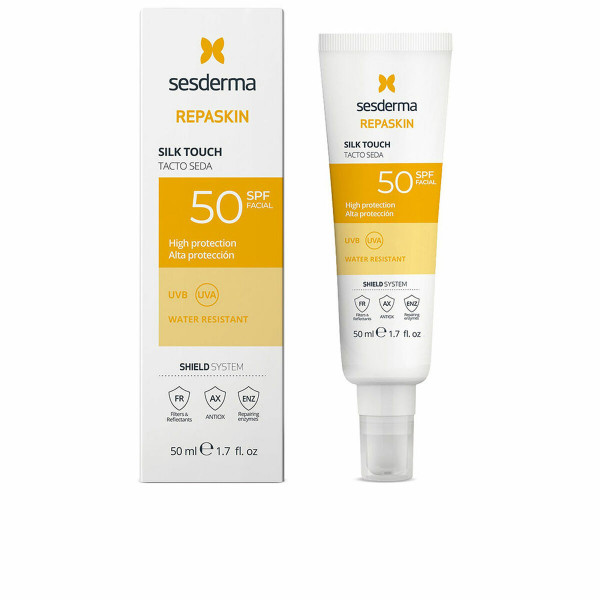 Facial Sun Cream Sesderma REPASKIN Spf 50 50 ml Silky
