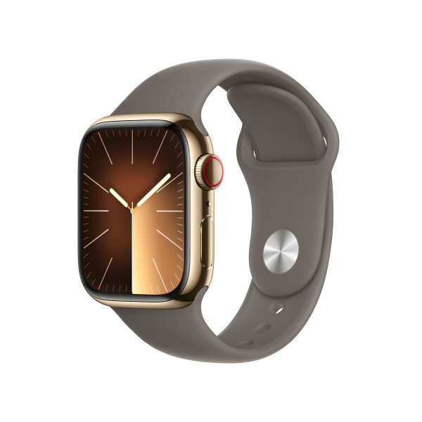 Montre intelligente Apple Watch Series 9 GPS + Cellular S/M 41 mm Marron Doré