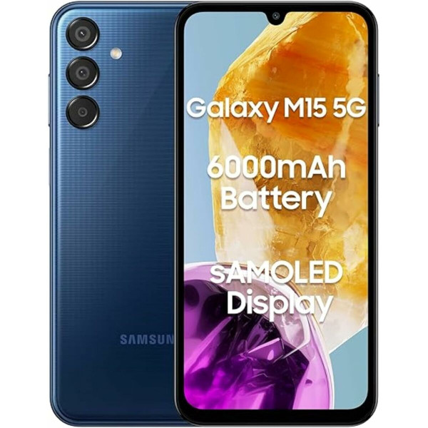 Smartfony Samsung Galaxy M15 6,5" Octa Core 4 GB RAM 128 GB Niebieski
