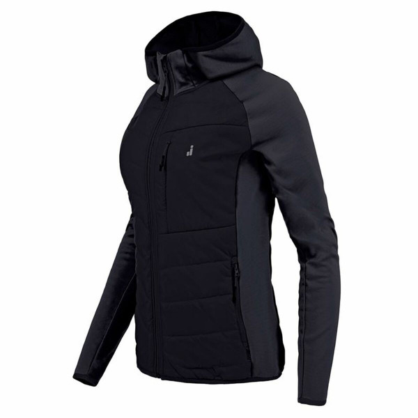 Chaqueta Deportiva para Mujer Joluvi Hybrid 2.0 Negro