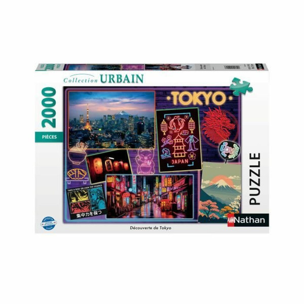 układanka puzzle Ravensburger Découverte de Tokyo 2000 Części