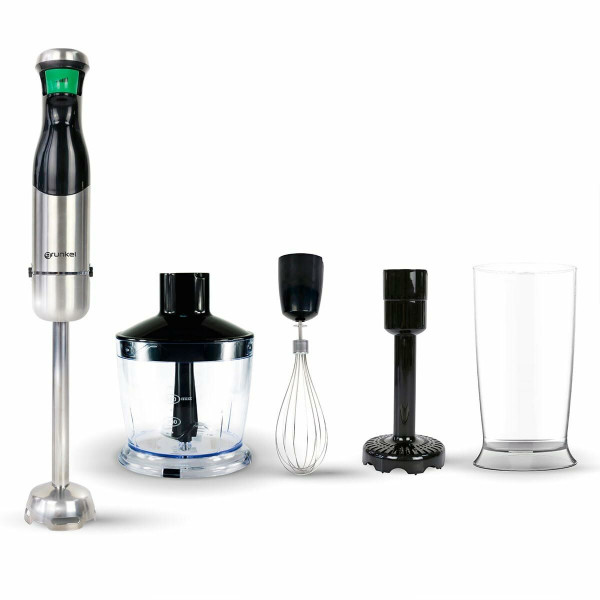 Multifunktions Handmixer mit Zubehör Grunkel Schwarz Silberfarben 800 W