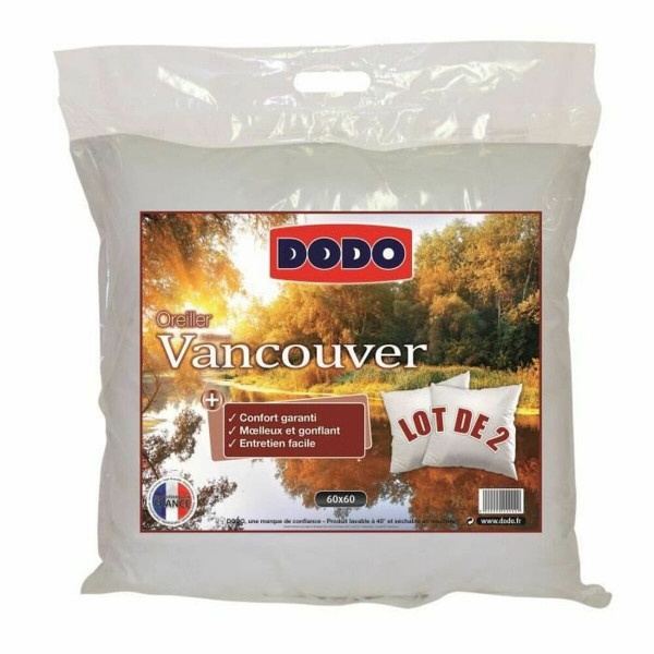 Almohada DODO Vancouver Blanco (2 Unidades)