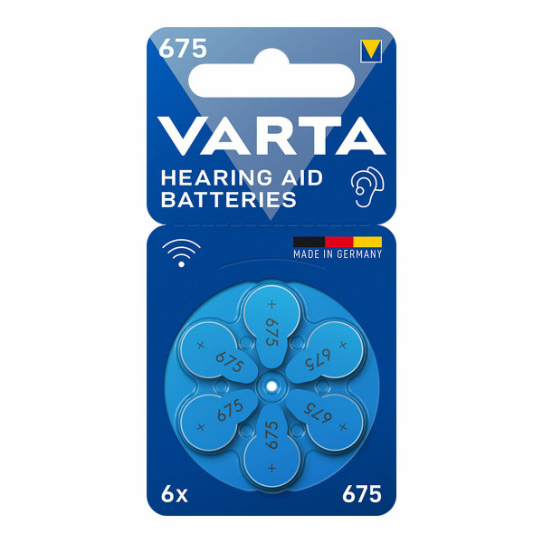 Klausos aparato baterija Varta Hearing Aid 675 PR44 6 vnt.