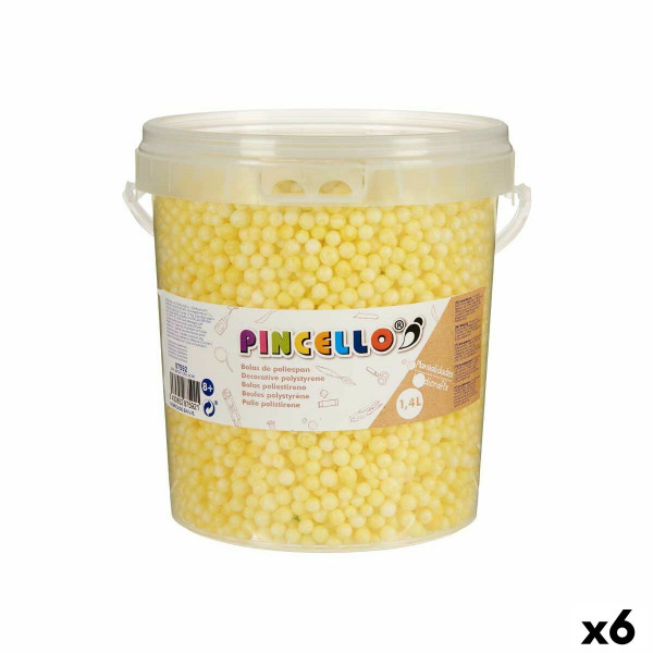 Materials for Handicrafts Pincello POLIESPAN-AM 13,5 x 14 x 14 cm Balls 6 Units