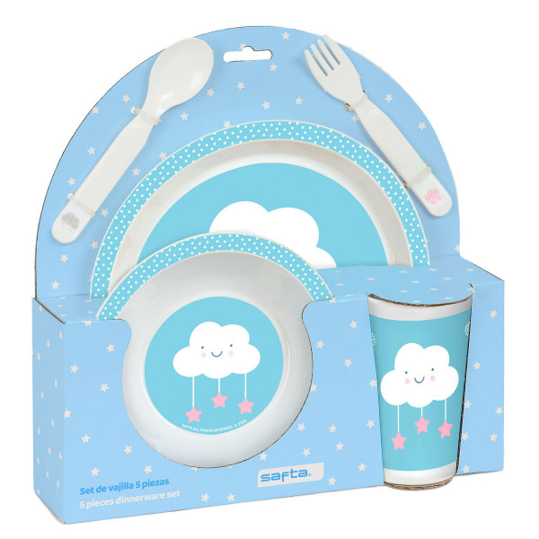 Children’s Dinner Set Safta Clouds (5 Pieces)