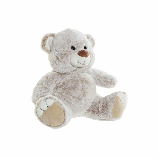 Peluche DKD Home Decor Marrón Beige Multicolor Plástico Oso 29 x 24 x 29 cm