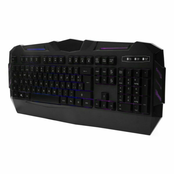 Teclado Gaming CoolBox DeepColorKey Negro Qwerty Español