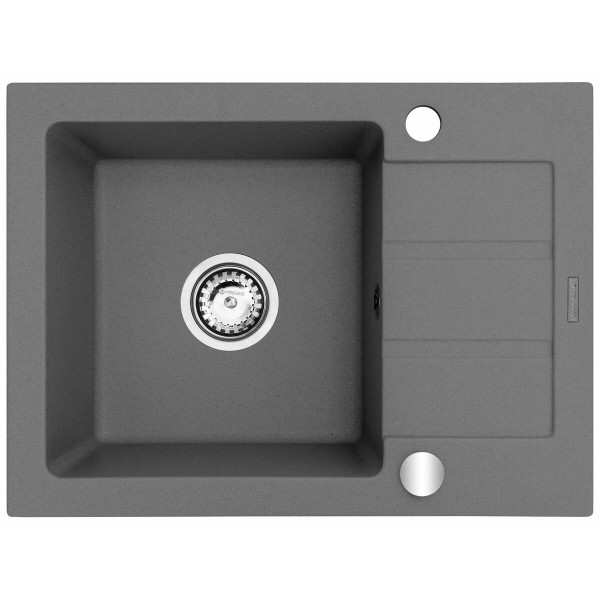 Fregadero de Un Seno Maidsinks 62 x 44 cm Gris