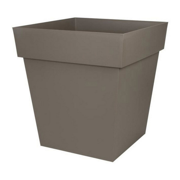 Stiklainis EDA Tuscan Rusva Plastmasinis Kvadratai Ø 50 cm (49,5 x 49,5 x 52,5 cm)