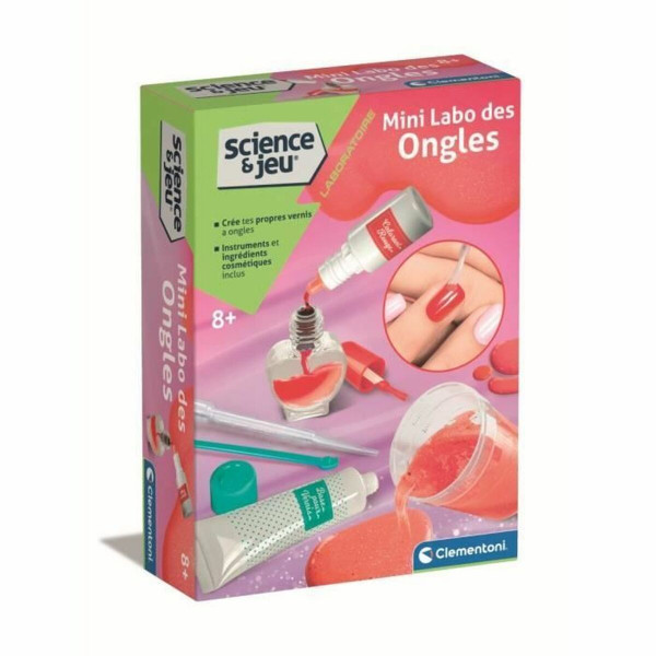 Juego de Manualidades Clementoni Mini Nail Lab Create your own nail polish (FR)