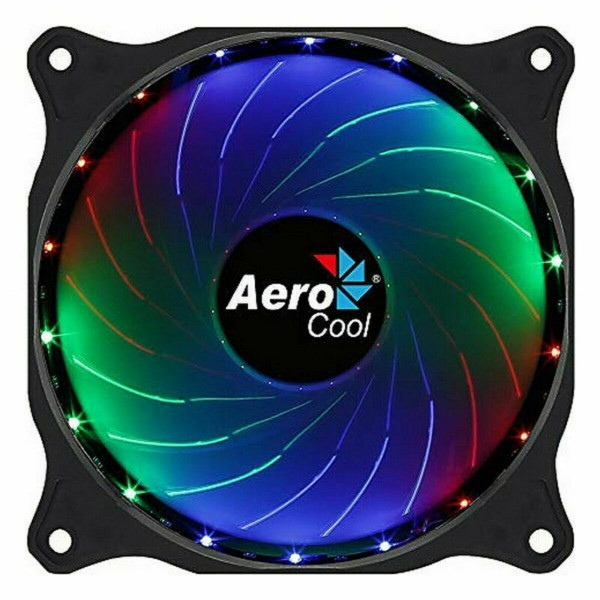 Ventilador de Caja Aerocool Cosmo 12 Ø 12 cm 1000 rpm RGB LED Ø 12 cm (1 unidad)