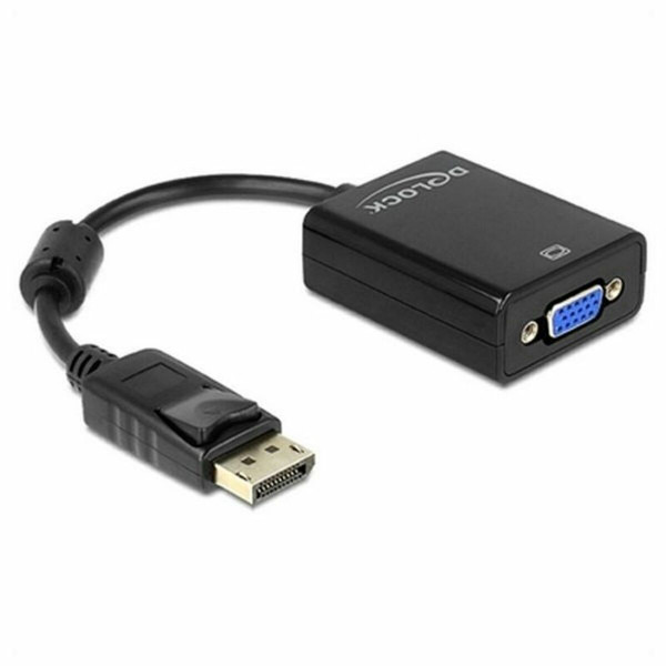 Adapter DisplayPort na VGA DELOCK 61848 Czarny