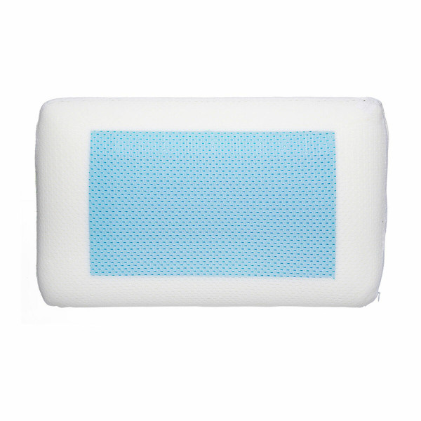 Almohada Tevere 5five Simply Smart 50 x 30 x 12 cm Blanco Ergonómico Refrescante Gel