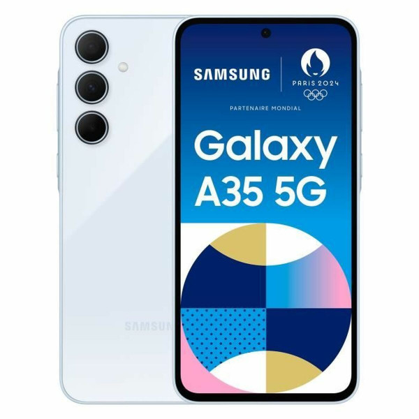 Smartphone Samsung Galaxy A35 Octa Core 6 GB RAM 128 GB Bleu