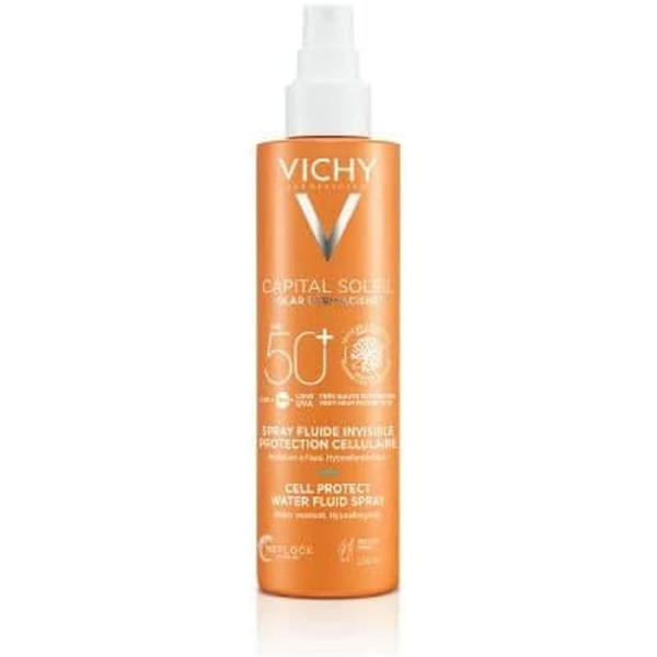 Crème Solaire pour le Corps en Spray Vichy Capital Soleil 200 ml SPF 50+