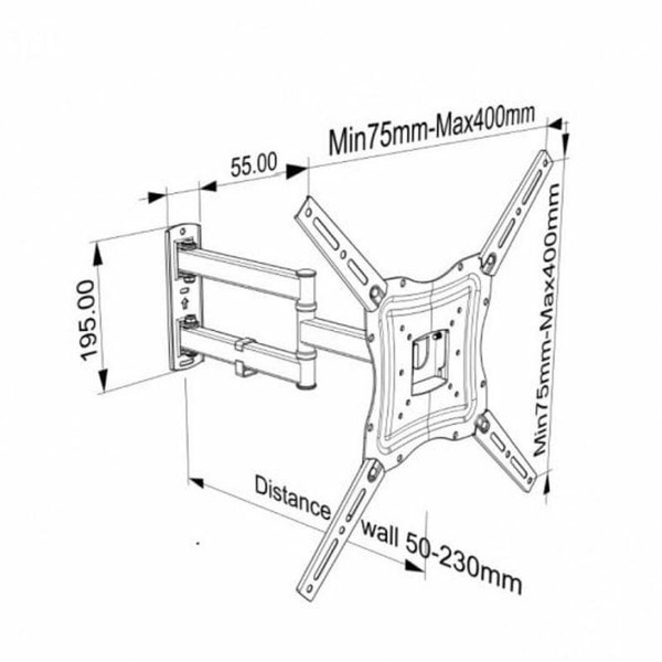 TV laikiklis PcCom Essential 23"-75"