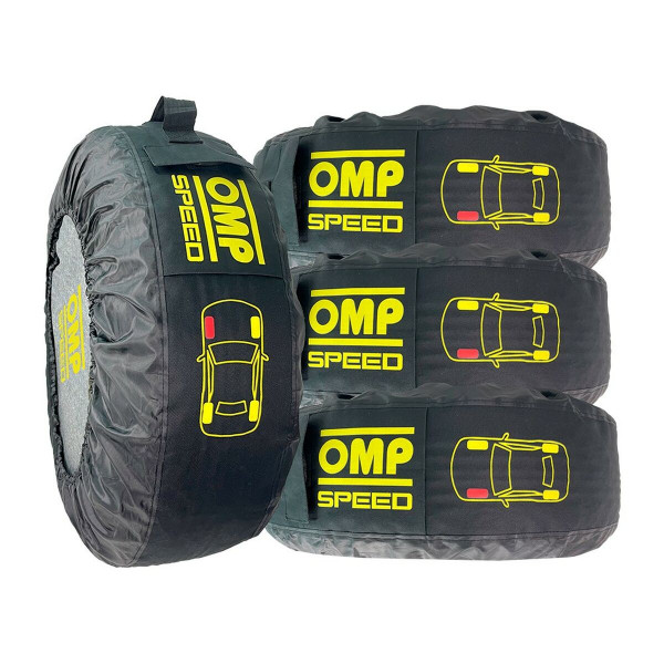 Juego de fundas para neumáticos OMP Speed (4 Unidades) (32 cm)