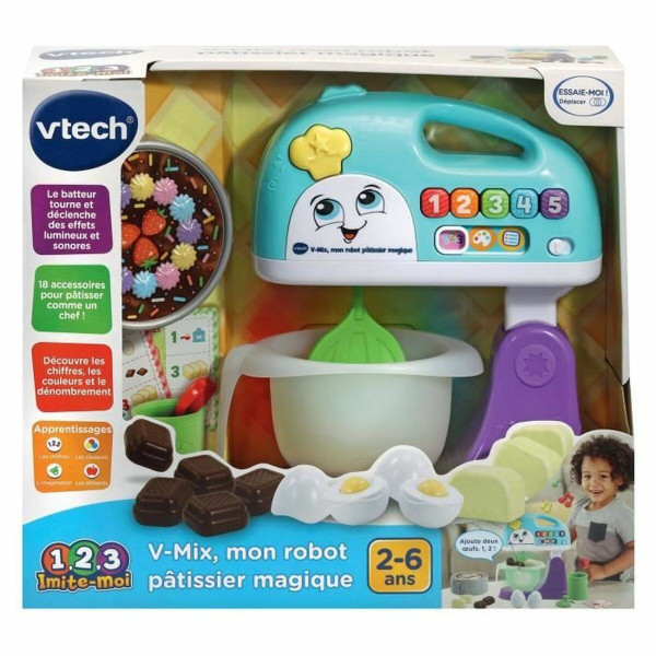 Zabawkowy mikser Vtech V-Mix, mon robot pâtissier magique