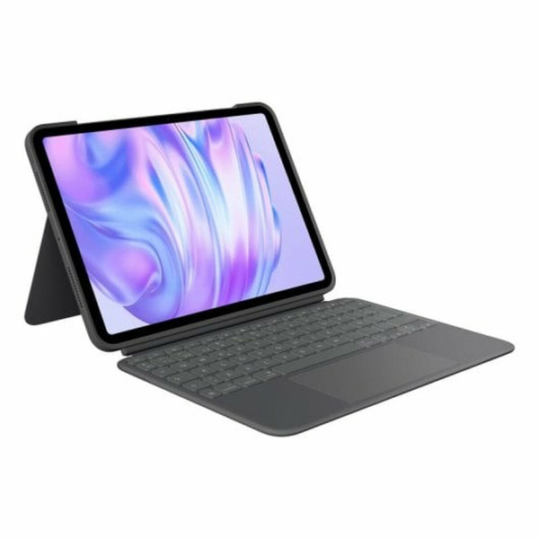 Planšetės dėklas Logitech iPad Pro 2024 Juoda Ispaniška Qwerty QWERTY