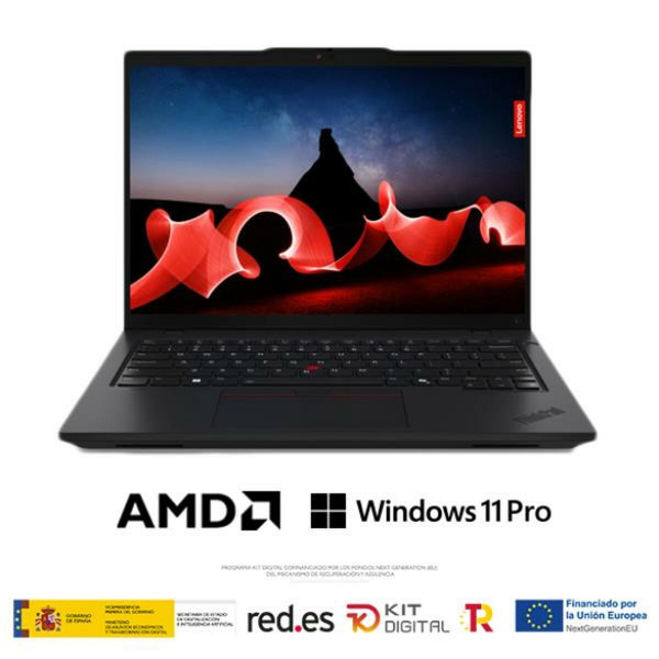 Laptop Lenovo L14 G5 14" amd ryzen 5 7535U 16 GB RAM 512 GB SSD Qwerty Español