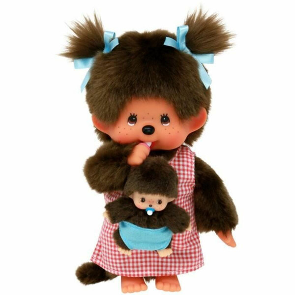 Plüschtier Bandai Monchhichi Maman & Baby plush 20 cm