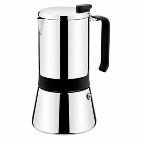 Cafetera Italiana Monix M770004 Acero Acero Inoxidable 4 Tazas