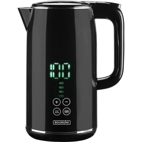 Czajnik Bourgini 235011 KETTLE 2200 W Czarny 1,7 L