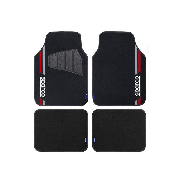 Set de Alfombrillas para Coche Sparco SPCF508RD Rojo