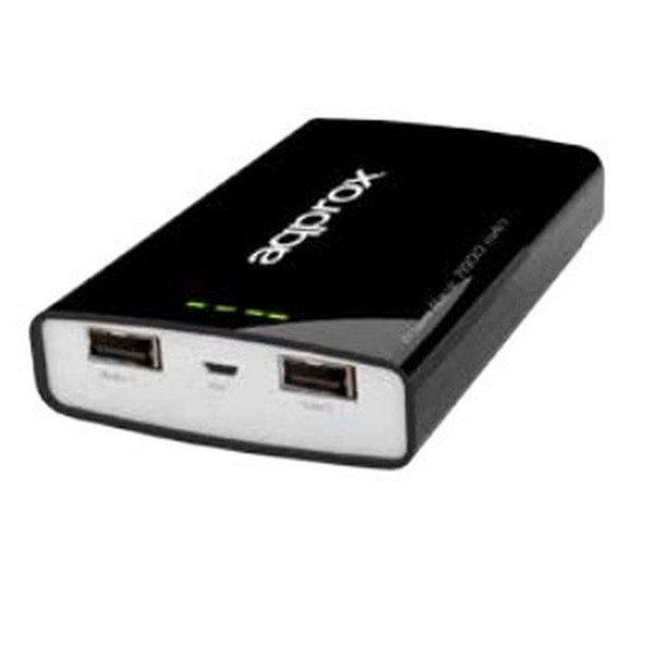 Power Bank approx! APPPB78EVBK 7800 mAh 2 x USB Micro USB 5 V 1-2 A Noir