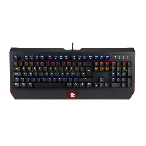 Gaming Keyboard Talius Rune Black Black/Red Spanish Qwerty