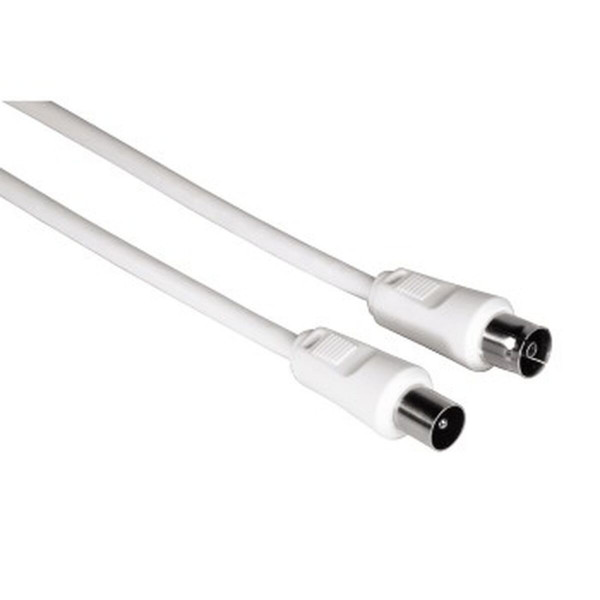 Câble Coaxial Antenne TV Hama 00011901 Blanc 3 m