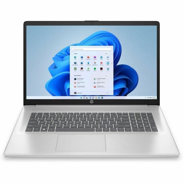 Nešiojamas kompiuteris HP 17,3" Ryzen 7 5700U 16 GB RAM 512 GB SSD Azerty Prancūzų