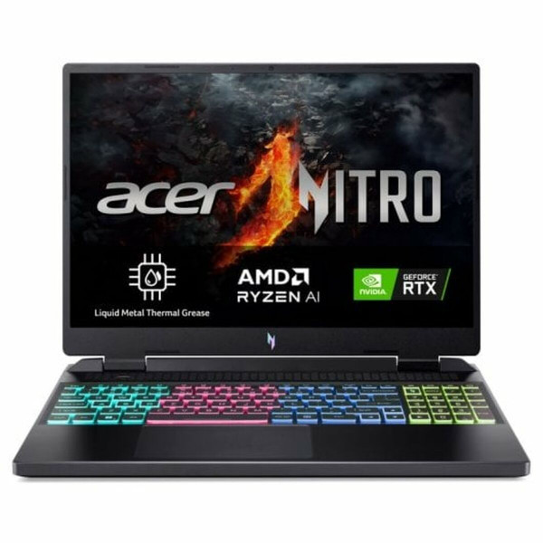 Laptop Acer 16" 32 GB RAM 1 TB SSD Nvidia Geforce RTX 4060 Qwerty Hiszpańska