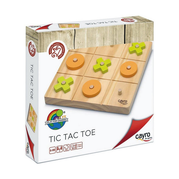 Juego Tres en Raya Cayro Tic Tac Toe 20 x 20 x 4 cm