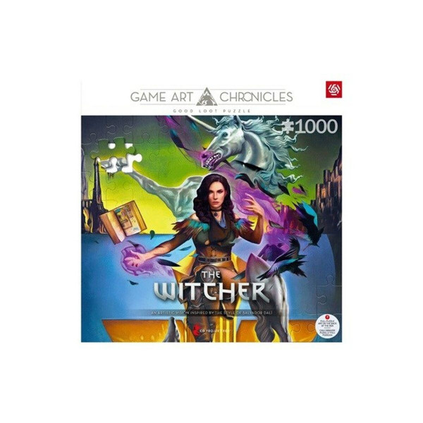 Puzzle Cenega Publishing The Witcher Yennefer y Salvador Dalí 1000 Pieces