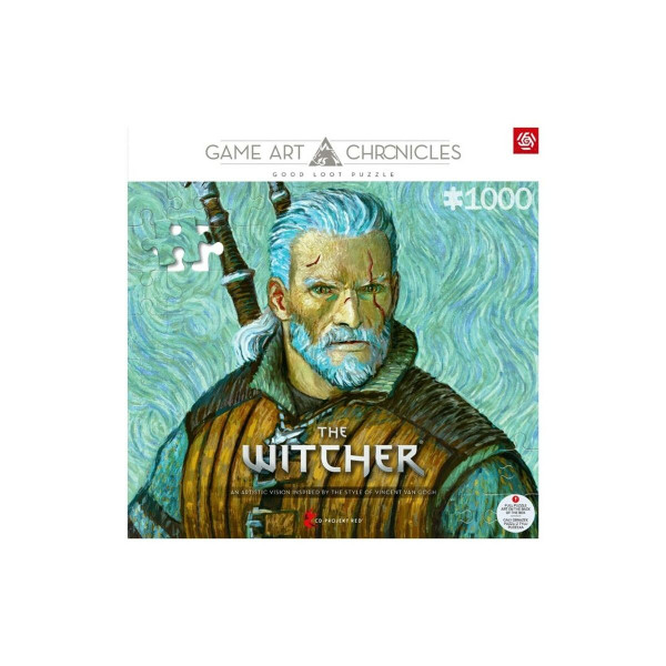 Puzzle Cenega Publishing The Witcher Geralt y Vincent van Gogh 1000 Piezas