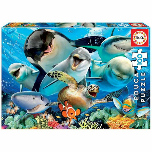 Dėlionė Educa Selfie Under the Sea (100 pcs)