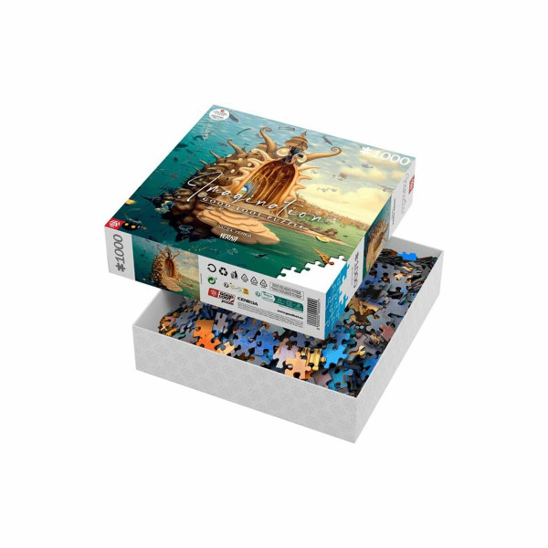 Puzzle Cenega Publishing Jacek Yerka Puerto / Harbor 1000 Stücke