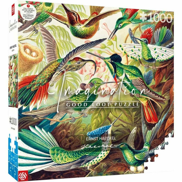 Puzzle Cenega Publishing Ernst Haeckel Colibríes 1000 Pieces