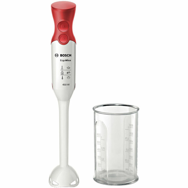 Mixeur plongeant BOSCH MSM64010 Blanc Rouge 450 W