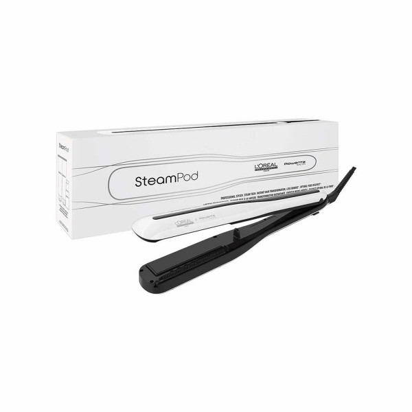 Plancha de Pelo L'Oréal Paris E3141800 Blanco/Negro 2 en 1 Blanco