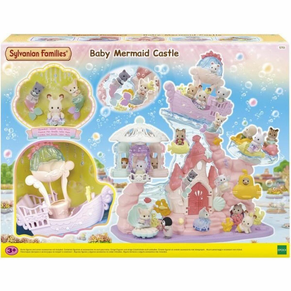 Ensemble de jouets Sylvanian Families Babie Mermaid Castle Plastique