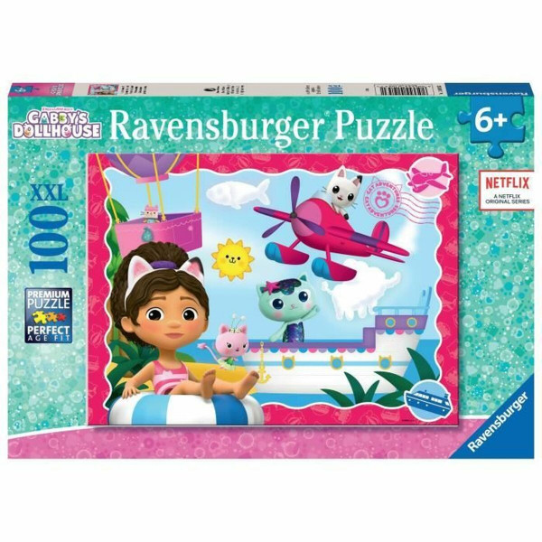 układanka puzzle Ravensburger Gabby´s Dollhouse 100 Części