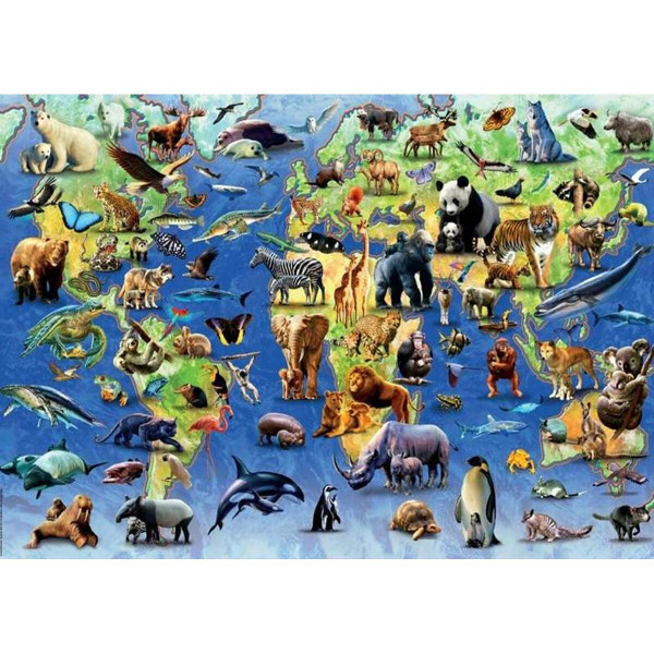 Puzzle Educa Danger of extinction 500 Pièces