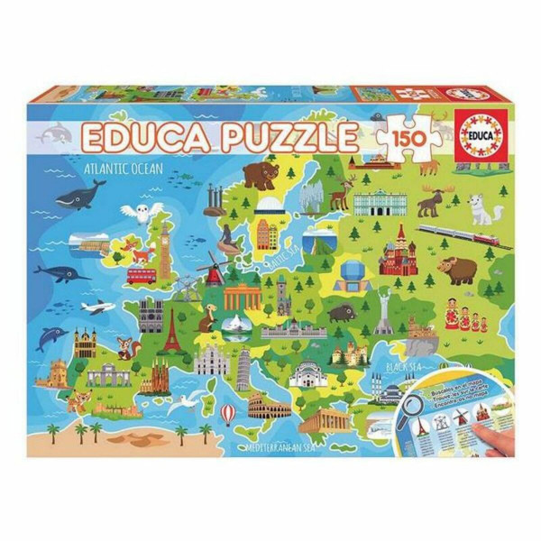 Child's Puzzle Europe Map Educa (150 pcs)