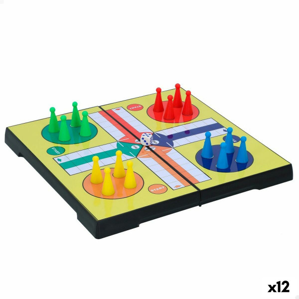 Parchis Colorbaby 20 x 2 x 20 cm (18 Dalys) (12 vnt.) Magnetinis Kelionės