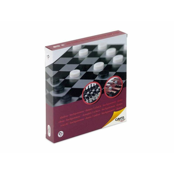 Backgammon Cayro Magnético Ajedrez Juego de damas